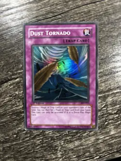 Yu-Gi-Oh! Dust Tornado PSV-011 Pharaoh's Servant Super Rare Holo 1st Ed Konami - Image 1