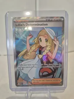 Lillie's Determination 169/132 Ultra Rare Mega Evolution Pokemon NM - Image 1
