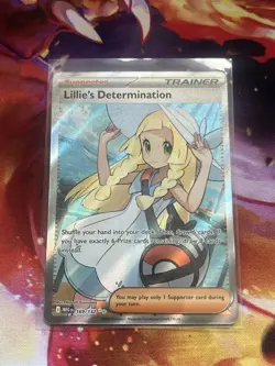 Pokemon TCG Lillie's Determination Card 169/132 Mega Evolution Ultra Rare NM - Image 1