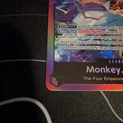 One Piece CCG Bandai Monkey.D.Luffy Leader OP09 - Image 2