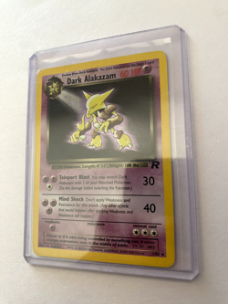 Rare Dark Alakazam Holo Team Rocket 1/82 Pokemon Card 2000 - Image 2