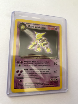 Rare Dark Alakazam Holo Team Rocket 1/82 Pokemon Card 2000 - Image 3