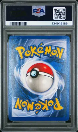 2000 POKEMON ROCKET #1 DARK ALAKAZAM-HOLO PSA 4 Foot Swirl - Image 2