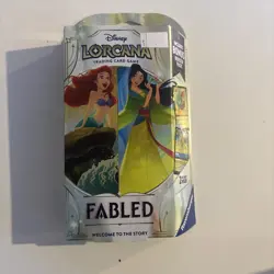 Disney Lorcana Fabled Amber & Sapphire Starter Deck - Image 2