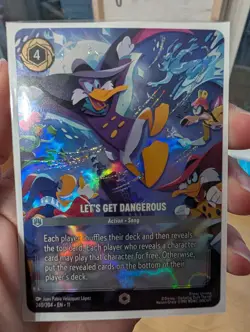 Disney Lorcana Let's Get Dangerous (Enchanted) 240/204 NM Winterspell - Image 1