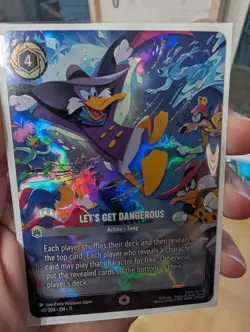 Disney Lorcana Let's Get Dangerous (Enchanted) 240/204 NM Winterspell - Image 2