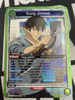 SUNG JINWOO SR UE17BT/SLG-1-048 UNION ARENA SOLO LEVELING PACK FRESH - Image 1