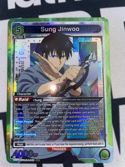 SUNG JINWOO SR UE17BT/SLG-1-048 UNION ARENA SOLO LEVELING PACK FRESH - Image 2