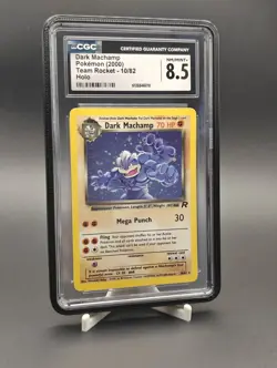 2000 Team Rocket #10/82 Dark Machamp CGC 8.5 Holo w/ Bumper - Image 1