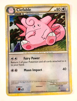 Clefable - 3/123 - Holo Rare - HeartGold SoulSilver - Pokemon Card - Image 1