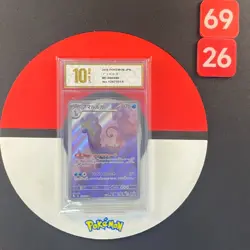 2026 Pokemon Japanese Aurorus AR M3 084/080 NM Card MEGA Nihil Zero Grade10 - Image 1