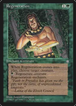 MTG 4x x4 Regeneration Ice Age Magic the Gathering cards - Image 1