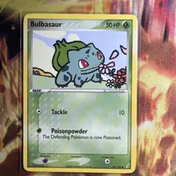 Pokemon TCG Bulbasaur EX Crystal Guardians Card 45/100 2006 Regular Common - Image 1