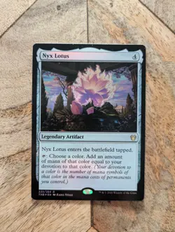 Foil Nyx Lotus from Theros Beyond Death TBD MTG Magic the Gathering Card - Image 1
