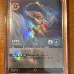 Disney Anna - True-Hearted Lorcana TCG Card 217/204 Enchanted Holo Foil - Image 1