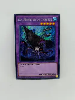 Yugioh Card Sea Monster of Theseus MP17-EN231 SECRE T RARE 1st Ed. - NM - Image 1