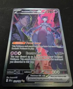 Team Rockets Mewtwo EX #231/182 Mint/Nm Special Illustration Rare Card - Image 4