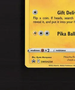 Pikachu SWSH234 Sword & Shield Black Star Promo Holo Pokemon Card NM - Image 5