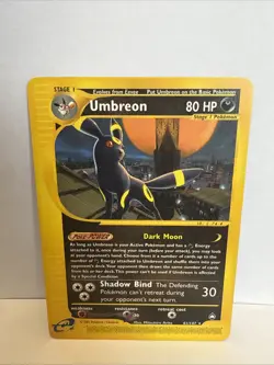 Pokemon Umbreon Card 41/147 Non-Holo Rare, Aquapolis 2002 - LP Condition - Image 5