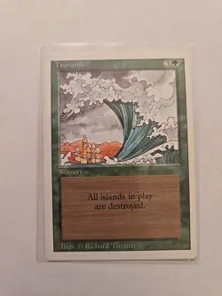 Tsunami - Revised Edition - LP - MTG Magic - Uncommon - Sorcery - Image 1