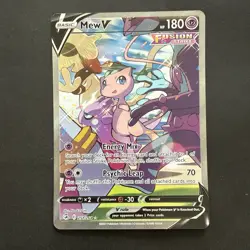 Pokemon Mew V Holo Alternative Art Ultra Rare TCG Fusion Strike Card 251/264 NM! - Image 1