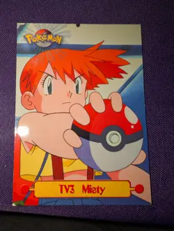 1999 TOPPS POKEMON TV Animation Edition TV3 Misty Trading Card Nintendo - Image 1
