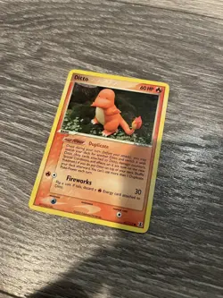 2005 Ditto (Charmander) Delta Species Card 61/113 Common, Yuka Morii - Image 1