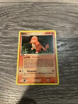 2005 Ditto (Charmander) Delta Species Card 61/113 Common, Yuka Morii - Image 3