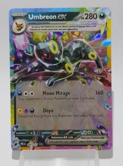 Pokemon TCG Umbreon EX 60/131 Double Rare Holo Card Prismatic Evolutions - Image 1
