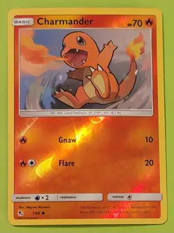 Charmander 7/68 Reverse Holo Hidden Fates Rare Pokemon Pokemon Card - Image 1