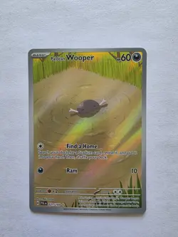 Paldean Wooper IR 221/193 Sv02 Paldea Evolved Illustration Rare Holo Card NM - Image 1