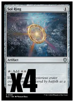MTG | Sol Ring (x4 Playset) | (NM) Commander: Bloomburrow - Image 1
