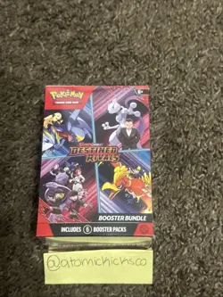 Pokemon Scarlet & Violet Destined Rivals Booster Bundle Box 6 Packs NEW Sealed - Image 1