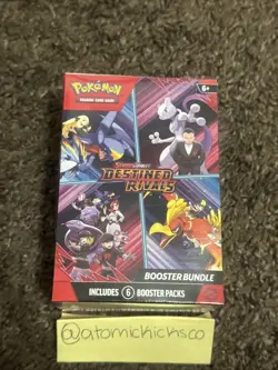 Pokemon Scarlet & Violet Destined Rivals Booster Bundle Box 6 Packs NEW Sealed - Image 2