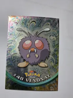 Venonat #48 - 1999 Topps Pokemon TV Animation Edition~ Foil - Image 1