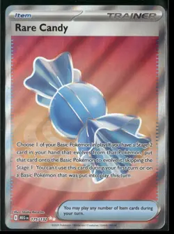 RARE CANDY 175/132 ULTRA RARE NM/M MEGA EVOLUTION POKEMON - Image 2
