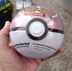 Pokemon TCG: Love Ball Pokeball Tin the RARE (J21) Factory Sealed - Image 1