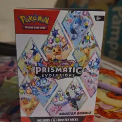 Pokemon Scarlet & Violet Prismatic Evolutions Booster Bundle Box Near Mint - Image 1