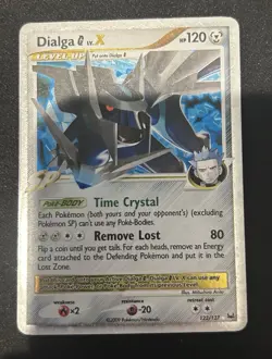 Pokemon Dialga G LV.X 122/127 Platinum Ultra Rare Holo 120 HP English - Image 1