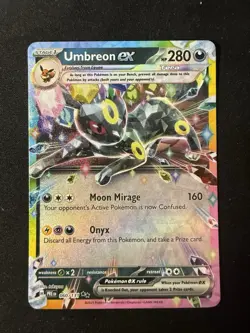 Pokemon TCG Umbreon ex 060/131 SV: Prismatic Evolutions Double Rare Near Mint - Image 1