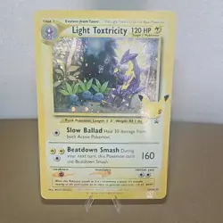 Pokemon TCG Light Toxtricity SWSH137 Promo Oversized Holo Stage 1 Sword & Shield - Image 1