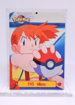 Pokemon Topps TV3 Misty Series 1 TV Animation Blue Logo Non-Holo - Image 1