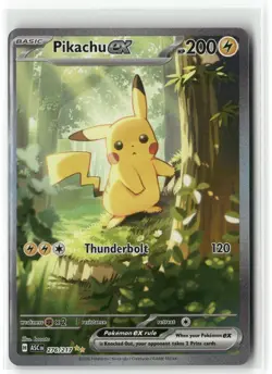 Pokemon TCG Ascended Heroes #276/217 Pikachu EX Special Illustration Rare - Image 1