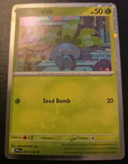 Oddish 001/094 Cosmos Holo Common Promo Phantasmal Flames Pokemon TCG - Image 1