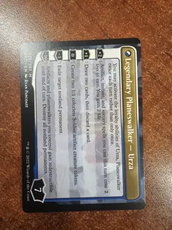 MTG The Mightstone and Weakstone Urza Planeswalker Bottom - The Brothers' War - Image 2