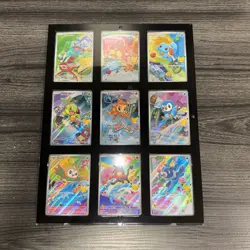 POKEMON ONE TOUCH 9 SET FIRST PARTNER ILLUSTRATION 30TH COLLECTION COMPLETE SET - Image 2