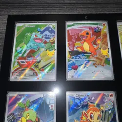 POKEMON ONE TOUCH 9 SET FIRST PARTNER ILLUSTRATION 30TH COLLECTION COMPLETE SET - Image 3