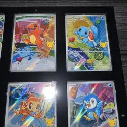 POKEMON ONE TOUCH 9 SET FIRST PARTNER ILLUSTRATION 30TH COLLECTION COMPLETE SET - Image 4