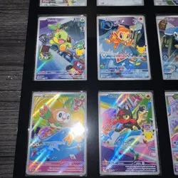 POKEMON ONE TOUCH 9 SET FIRST PARTNER ILLUSTRATION 30TH COLLECTION COMPLETE SET - Image 5