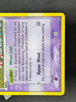 Natu 66/107 - ex Deoxys Stamped Reverse Holo Pokemon TCG MP Yuka Morii - Image 5